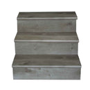 Whitfield gray 0.31 in x 12.01 in x 47.24 in luxury vinyl stair tread VTTWHIGRY ST product shot front view