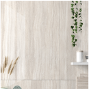 Zen beige polished porcelain floor and wall tile  liberty us collection room shot bathroom view