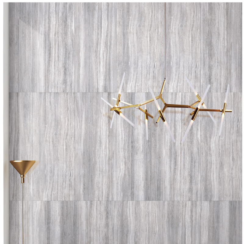 Zen Grey Polished Porcelain Floor and Wall Tile - Liberty US Collection