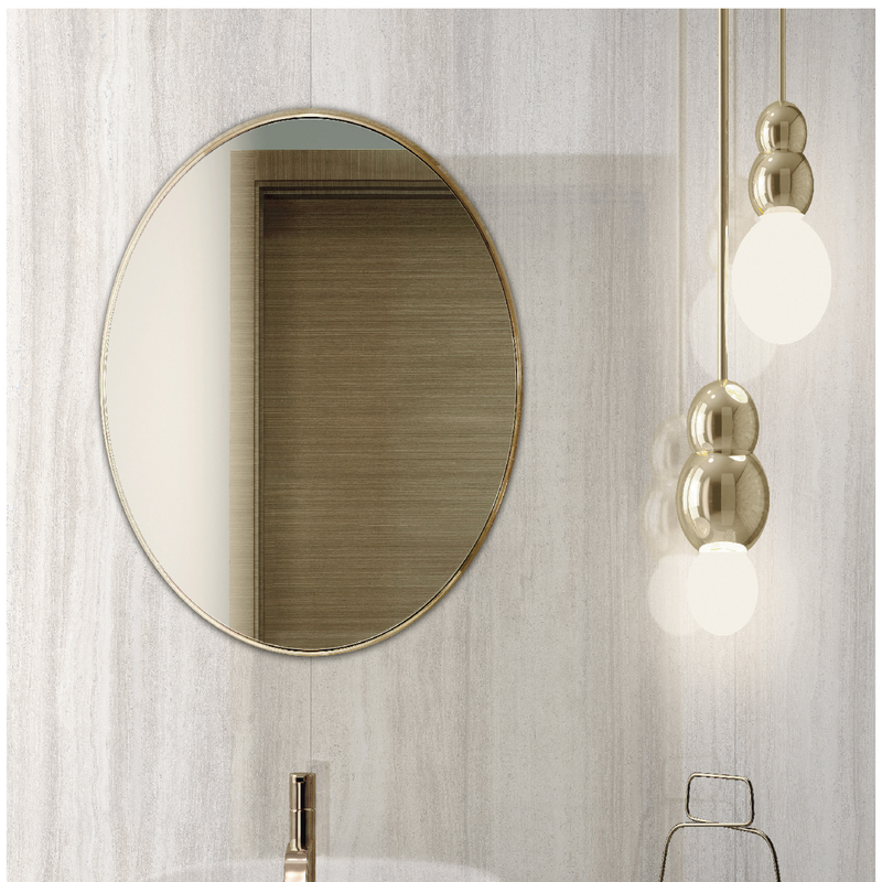 Zen white polished porcelain floor and wall tile  liberty us collection room shot bathroom view