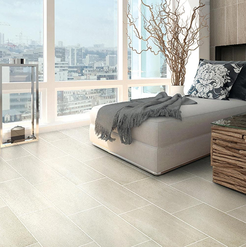 A lier white honed porcelain floor and wall tile liberty us collection porcelain floor and wall tile LUSIRG1836167 product shot room view
