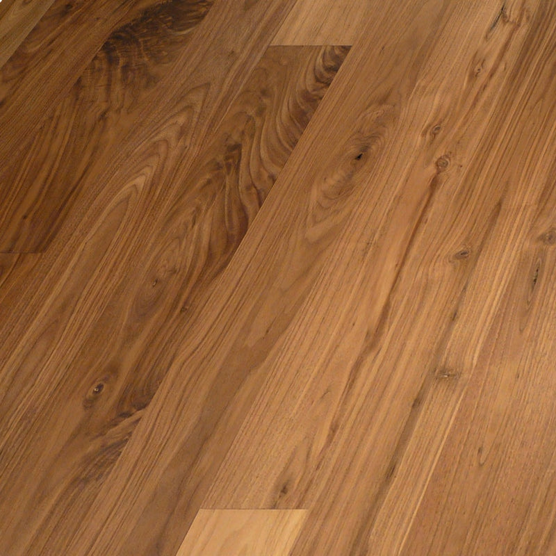7 Ply Engineered Wood 6.5" Wide 72" RL Long Plank American Walnut Natural - Lincoln Exotic Collection - Lincoln Collection product shot tile view