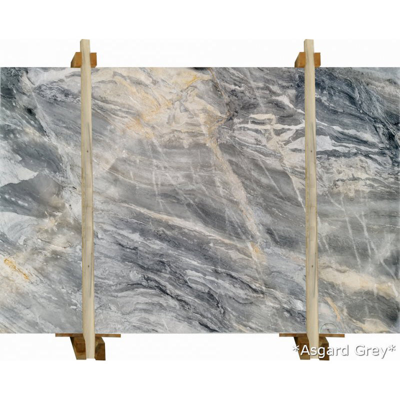 asgard grey marble slabs polished 2cm bundle front view
