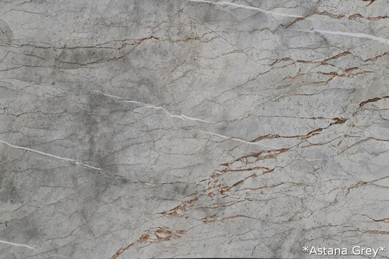 astana grey marble slabs polished product shot closeup