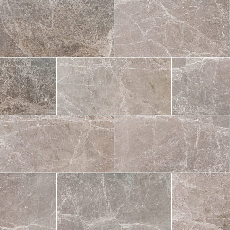 Atlantic Grey Marble Floor and Wall Tile Polished - Livfloors Collection