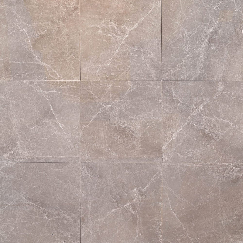 atlantic grey marble tile 18x18 polished 9 tiles top view