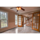 atlantic grey marble tile 18x18 polished installed to a entryway of an house floor