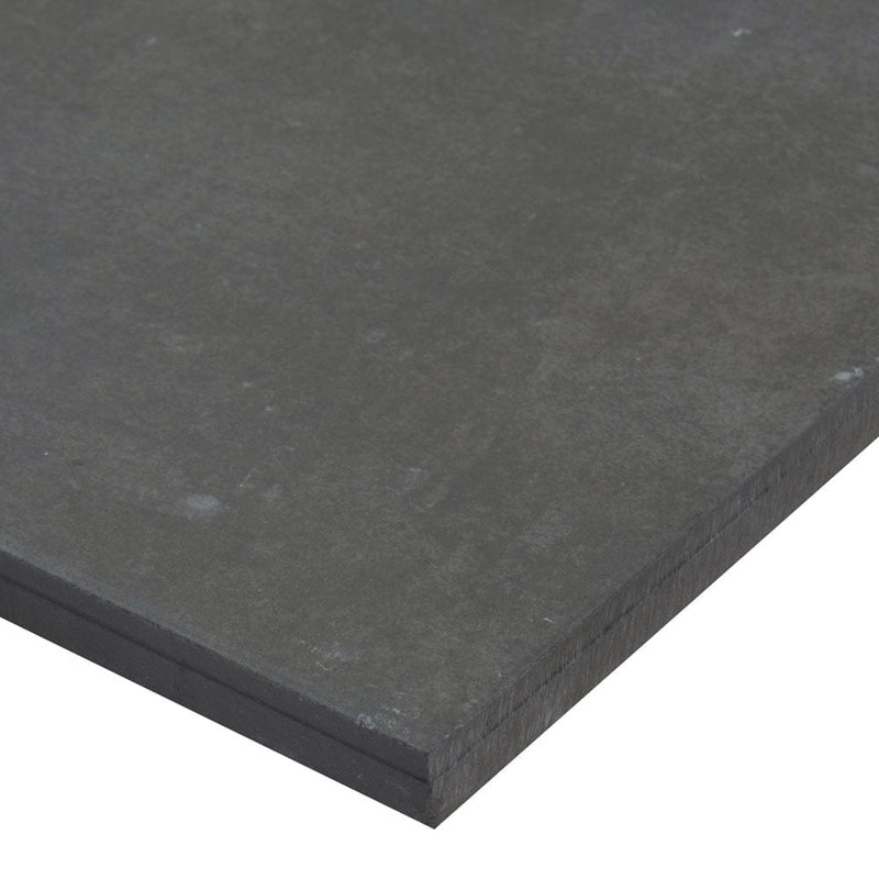 beton antracite porcelain pavers 24x24in matte floor tile LPAVNBETANT2424-profile view
