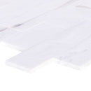 bianco dolomite marble tile 3x6 honed profile view