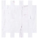 bianco dolomite marble tile 3x6 honed top view