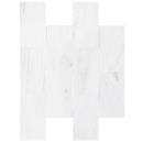 bianco dolomite marble tile 4x12 honed top view