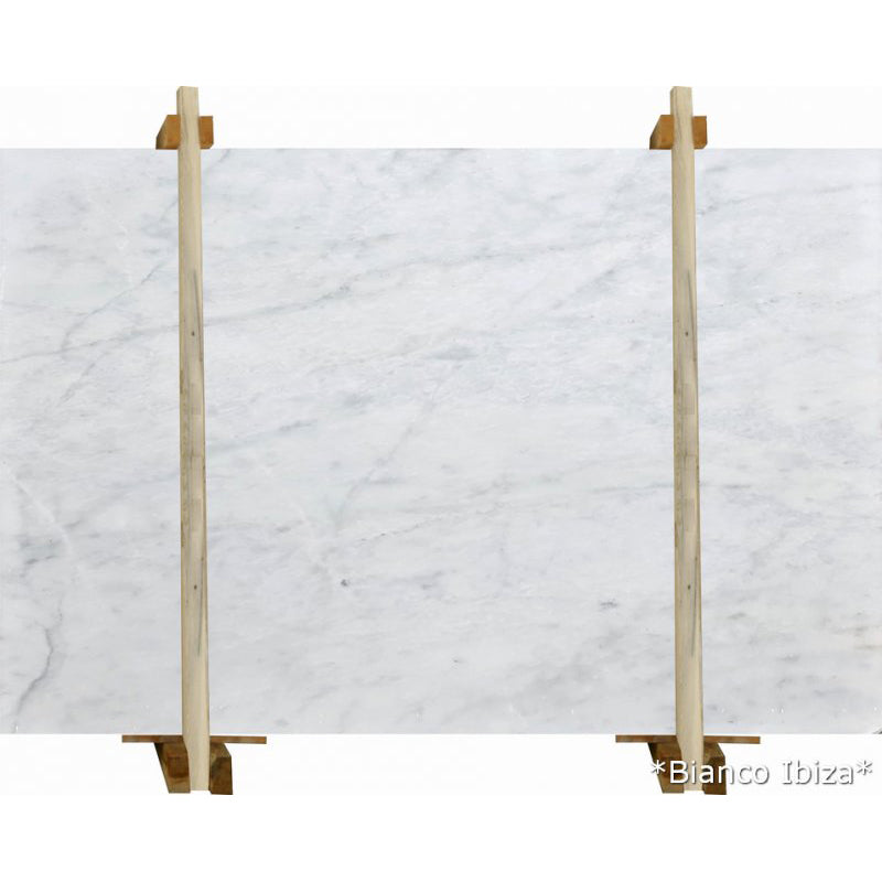 bianco ibiza white marble slabs polished 2cm 1 bundle slab front view