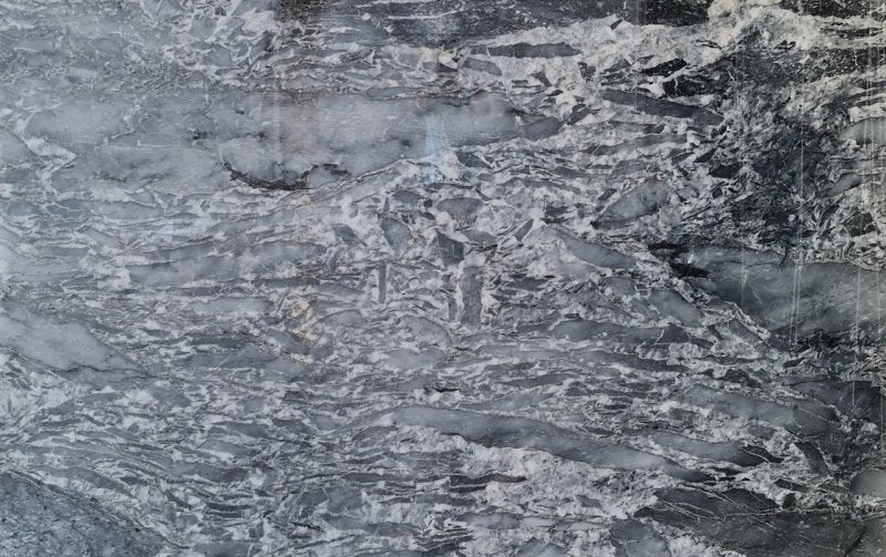 black leopard marble slabs polished product shot wide view