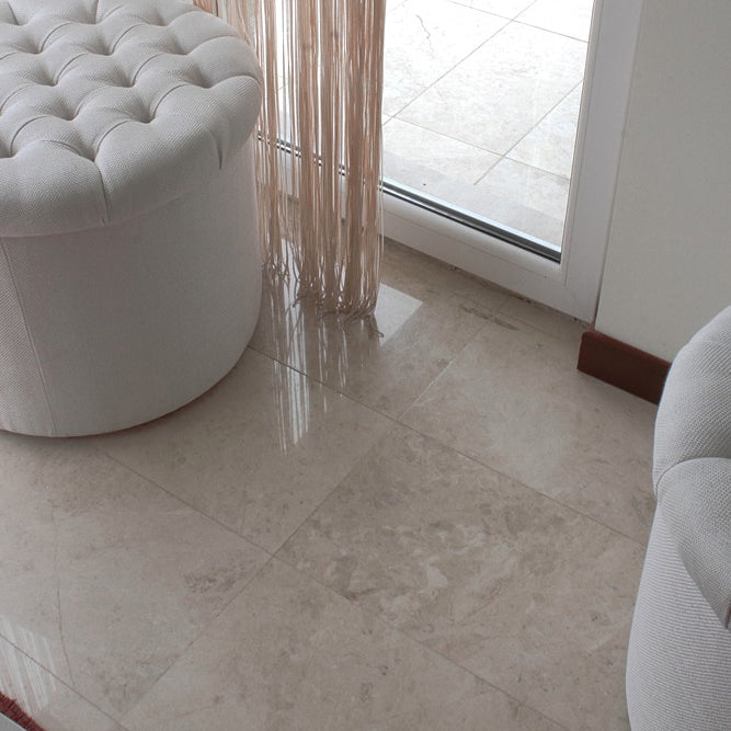 Cappuccino Light Beige Marble Floor and Wall Tile - Livfloors Collection