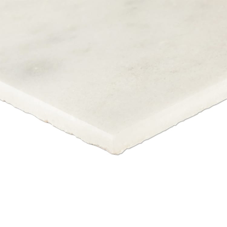 Carrara White Marble Tile-12x12 Polished Profile