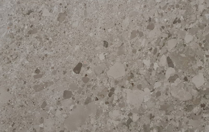 ceppo cream conglomerate beige marble slabs polished product shot