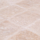 classic light beige travertine tile 12x24 Honed Filled 12 tiles angle view