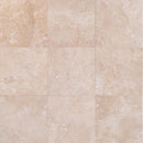 classic light beige travertine tile 24x24 Honed and Filled 9 tiles top view
