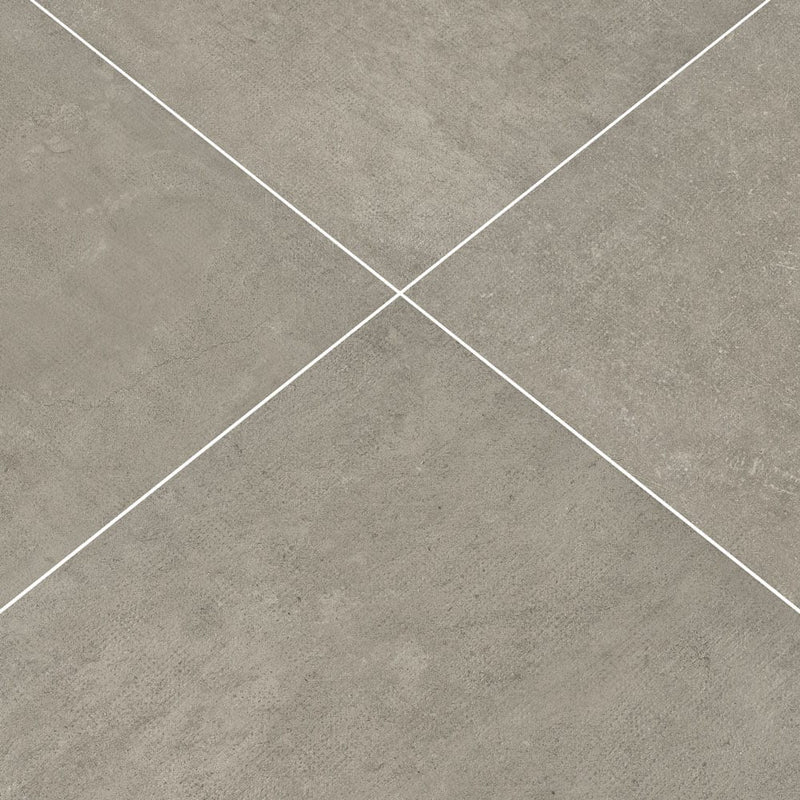 concerto grigio porcelain pavers 24x24in matte floor tile LPAVNCONGRI2424 4 tiles angle view