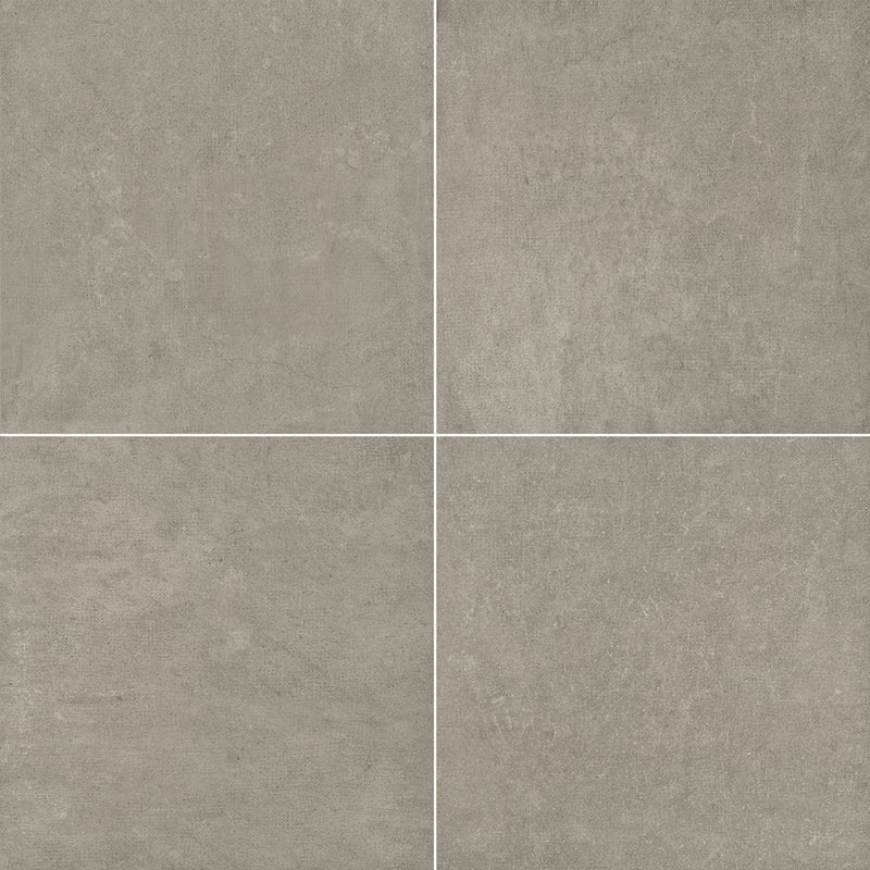 concerto grigio porcelain pavers 24x24in matte floor tile LPAVNCONGRI2424 4 tiles top view