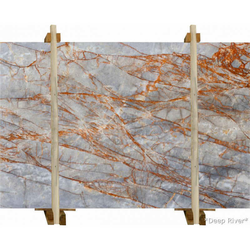 deep river gray marble slabs polished 2cm bundle front product view