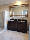Diana royal marble floor wall tile 12x24 polished installed on bathroom floor and wall