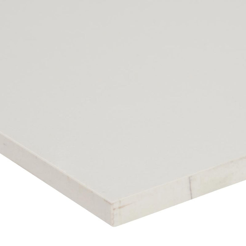 domino white glazed porcelain floor and wall tile msi collection NWHI1224 product shot one tile profile view