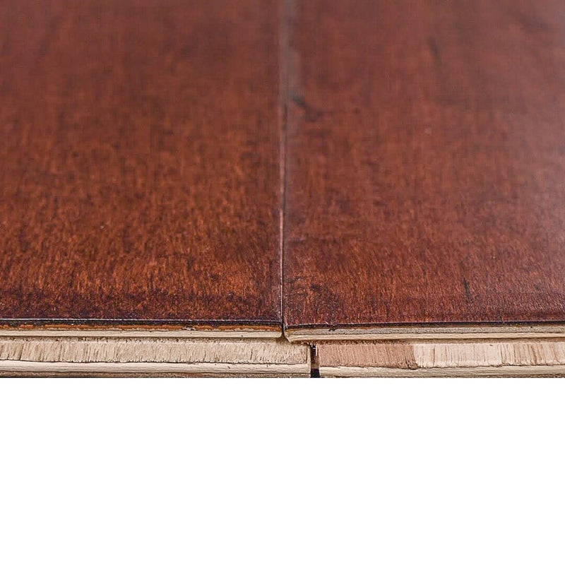 engineered hardwood floors old batavia collection casa rosa hand-scraped matte W001739838 profile view