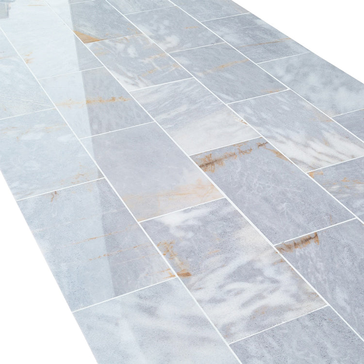fume gray marble tile 12x24 polished 10085720 angle reverse light