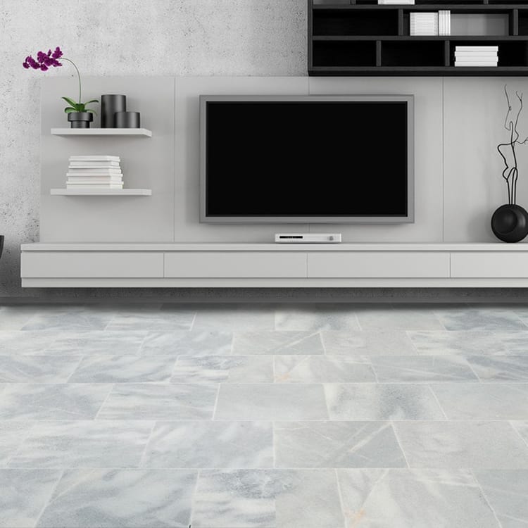 fume gray marble tile 18x18 10085718 polished living room tv