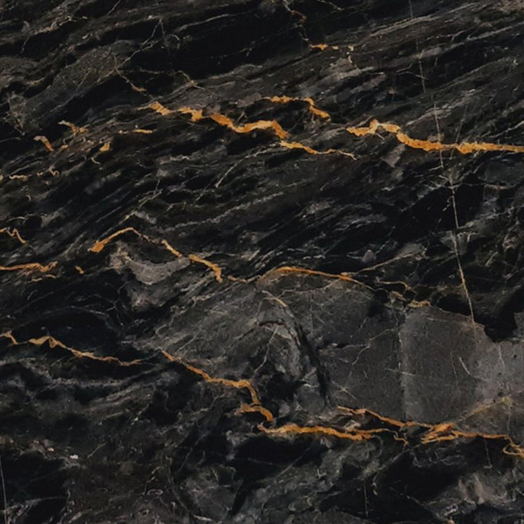 golden black marble slabs polished 2cm product shot closeup view