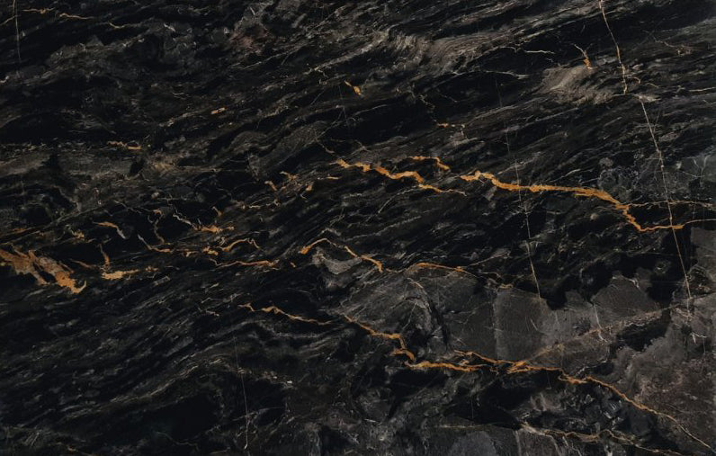 golden black marble slabs polished 2cm product shot view