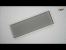 Pebble 3x6 glass gray subway tile SMOT-GL-T-PE36 product shot profile view