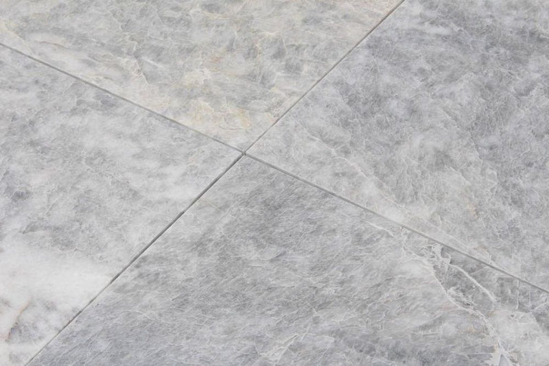 ice gray marble floor -tile MT-ICEGRE polished closeup multiple angle product shot