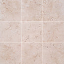 light onyx travertine tile 24x24 honed filled 9 tiles top view grouted