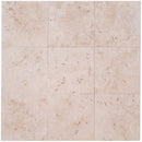 light onyx travertine tile 24x24 honed filled 9 tiles top view