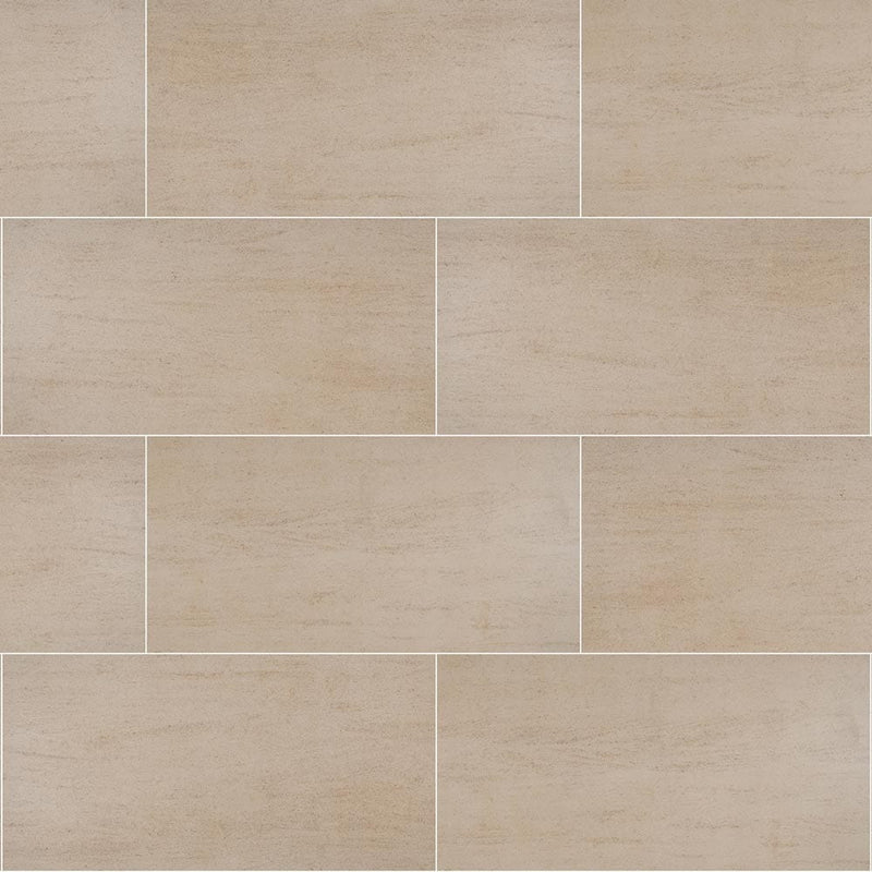 Living Style Beige Glazed Porcelain Floor and Wall Tile - MSI Collection NLIVSTYBEI1836 Product Shot Multiple Tiles Top View