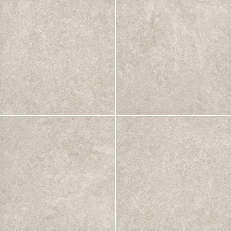living style pearl porcelain pavers 24x24in matte floor tile LPAVNLIVPEA2424 one tile top view