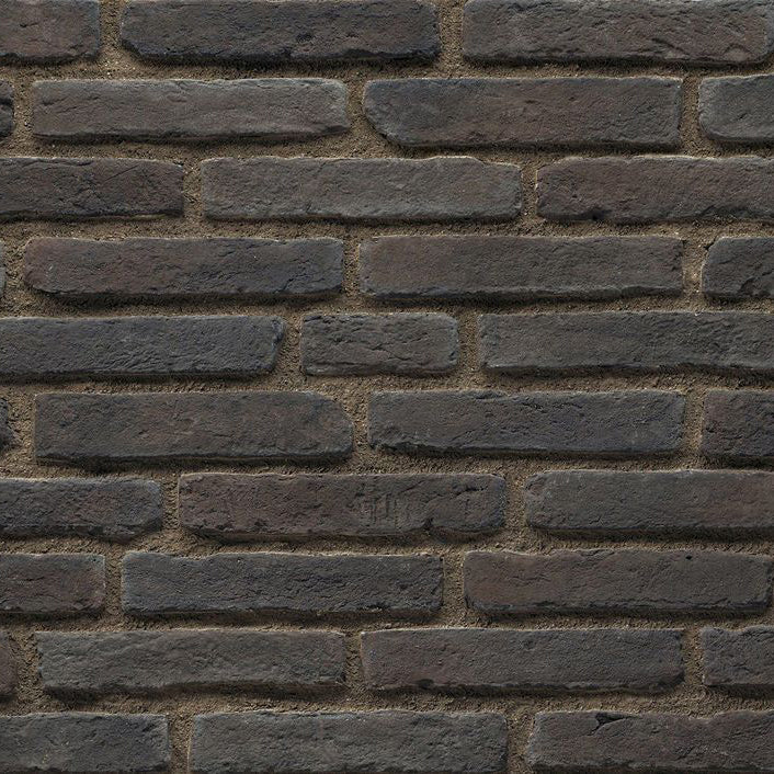 manufactured stone brick veneer ferrara dark grey handmade B02D6 102261 product shot square