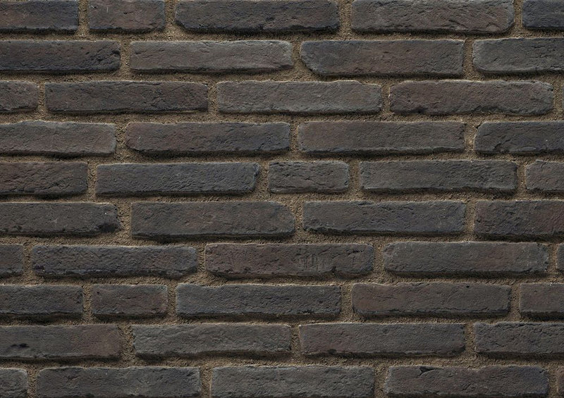 manufactured stone brick veneer ferrara dark grey handmade B02D6 102261 product shot