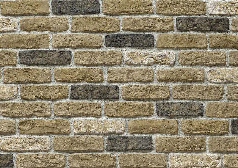 manufactured stone brick veneer granulbrick 50 yellow handmade B04YL 102286 product shot wide