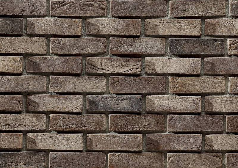 manufactured stone brick veneer renga chestnut handmade B11CH 317912 product shot wide