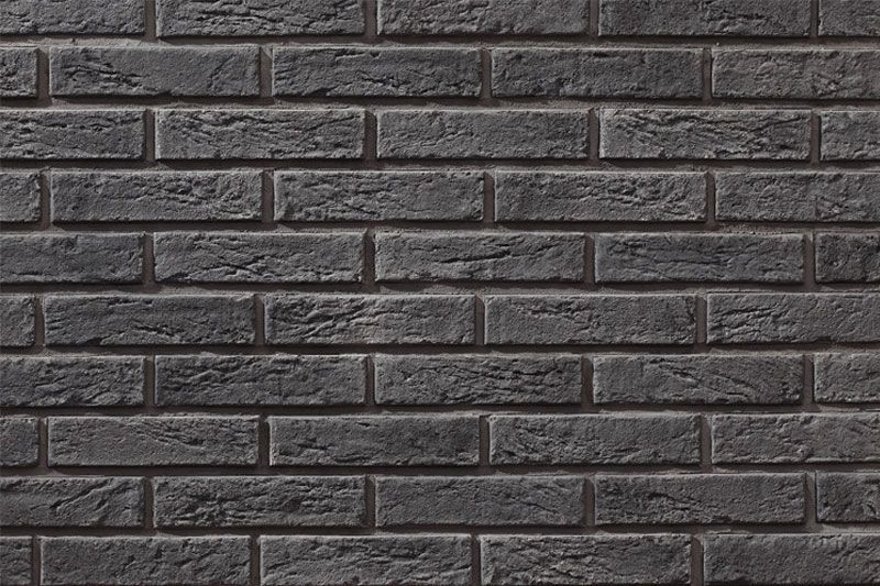 manufactured stone brick veneer slimfix dark grey handmade B05DG 102271 product shot wide