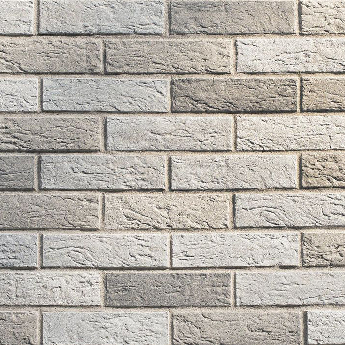 manufactured stone brick veneer slimfix mega dove white handmade B06DV 318814 product shot