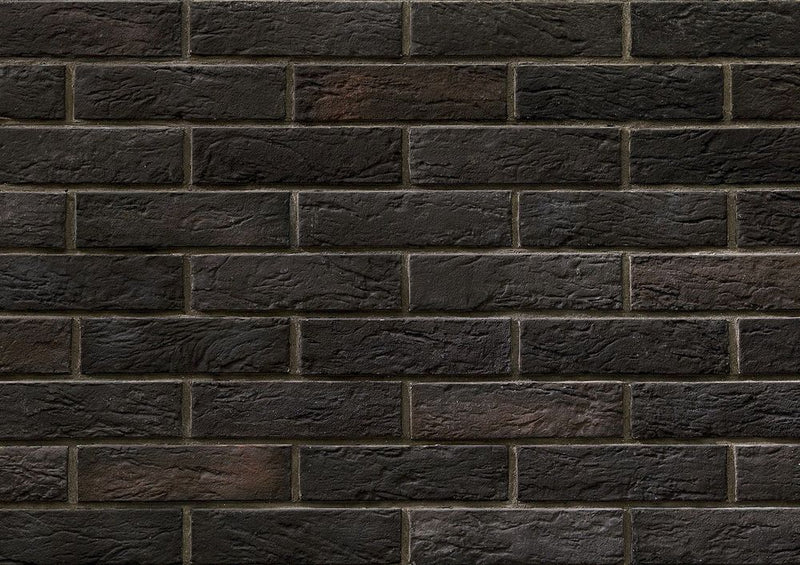 manufactured stone brick veneer slimfix mega nero black handmade B06NR 318815 product shot wide