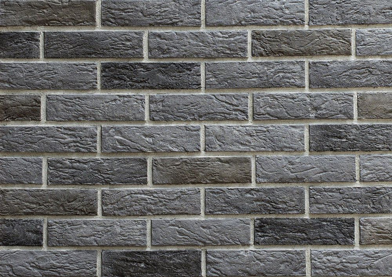 manufactured stone brick veneer slimfix mega smoke grey handmade B06SM 318816 product shot wide