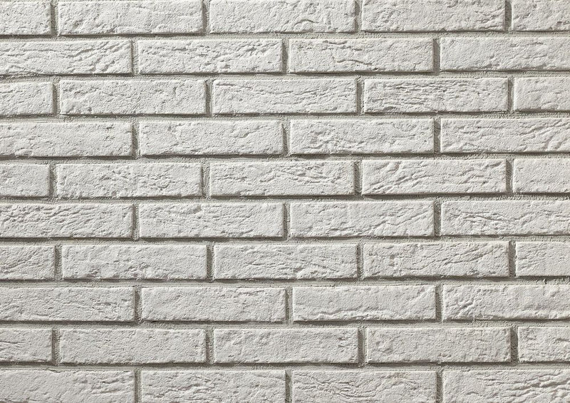 manufactured stone brick veneer slimfix white handmade B05WH 102264 product shot