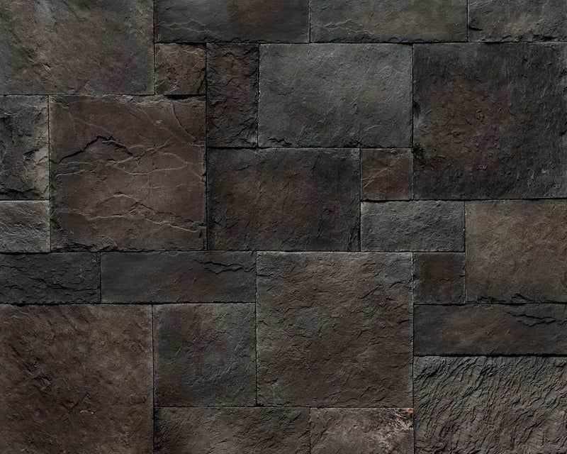 manufactured stone veneer ashlar pattern petra anthracite handmade S11TH 318786 product shot wide