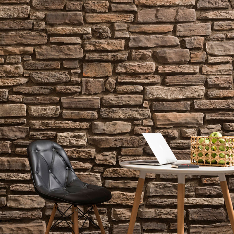 manufactured stone veneer slate look grand canyon coffee handmade S12CF 318780 installed wall MacBook air leather chair wood table