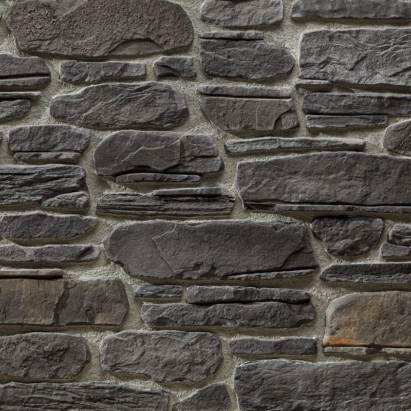 manufactured stone veneer slate look pastoral anthracite handmade S22TH 317853 product shot